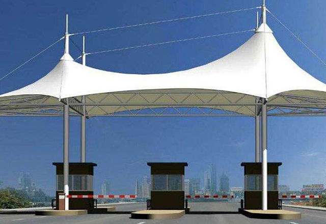 收費站膜結(jié)構(gòu)工程案例